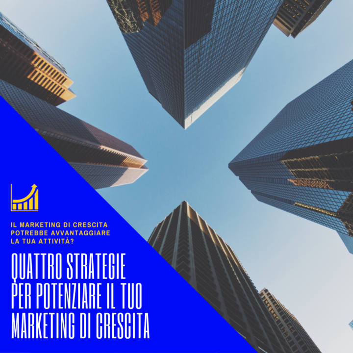 Quattro strategie per potenziare il tuo marketing di crescita